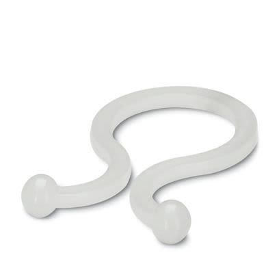 Phoenix Contact Clear Silicone Cable Tie, 10.2 mm Max. Bundle Twist 26.2 mm 10.2mm