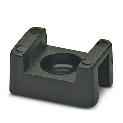 Phoenix Contact Black Screw Cable Tie Mount 5 mm x 9.5mm x 15 mm