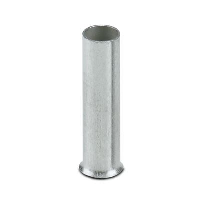 Phoenix Contact, A 4 -12 Ferrule, 12 mm Pin Length, 2.8 mm Pin Diameter, Silver to 12 AWG Wire Size