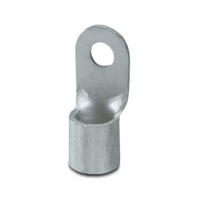 Phoenix Contact, C-RC Uninsulated Ring Terminal, M10 Stud Size 3 AWG 3 AWG Wire Size, Silver