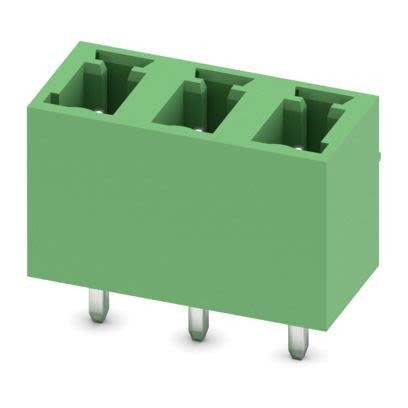 Phoenix Contact Solder PCB Header, 3 Contact(s), 5.08 mm Pitch, 1 Row, Shrouded