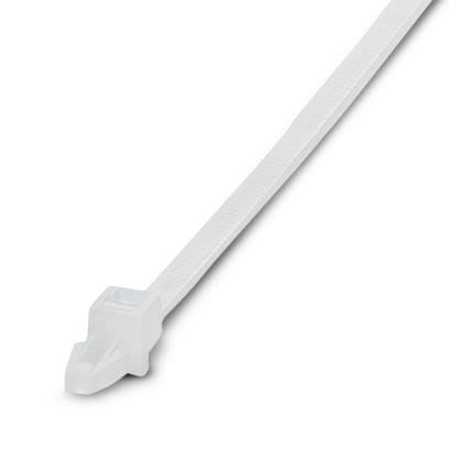 Phoenix Contact Cable Tie, Standard, 150 mm x 3.6mm, Transparent Polyamide