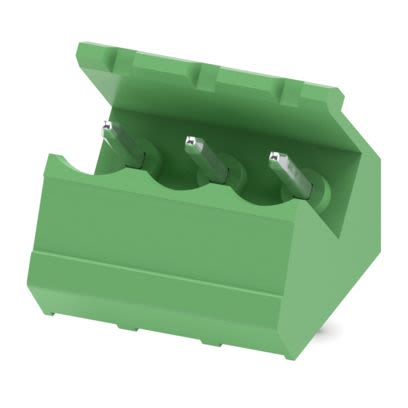 Phoenix Contact SMSTB 2/5-G Series Wave Soldering Mount PCB Header, 3 Contact(s), 5.08 mm Pitch, 1 Row, Shrouded