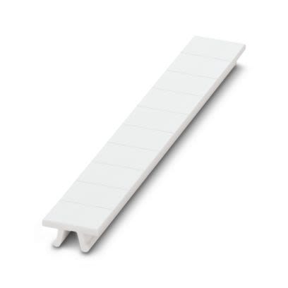 Phoenix Contact, ZB 8/WH-100 Polyamide Zack Marker Strip for use with PLOTMARK