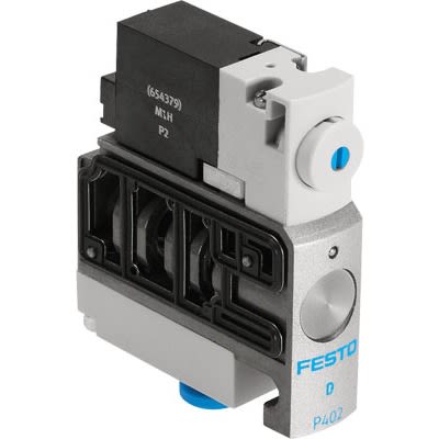 Festo Pneumatic Solenoid Valve CPVSC1-M1H-D-P-QBC, 22V dc QS 5/32