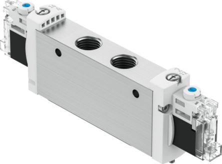 Festo Pneumatic Solenoid Valve - 5/3 Exhausted Electric G VUVG  Series 24V dc