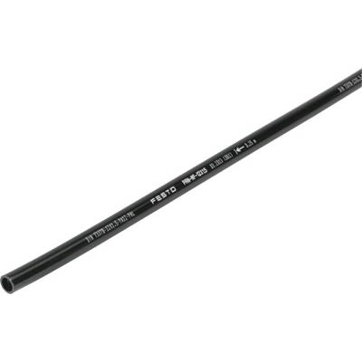Festo Polyamide 12, Flexible Tubing, 9 mm ID, 12 mm OD, Black