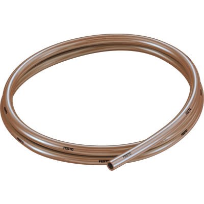 Festo Thermoplastic Elastomer, Flexible Tubing, 5.7 mm ID, 8 mm OD, Brown