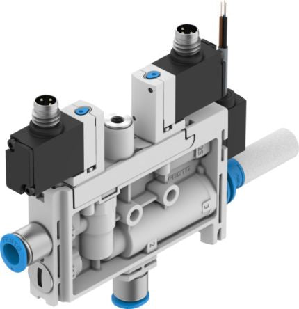 Festo Vacuum Ejector, 0.7 mm nozzle, 4.5 bar 17 L/min, OVEL series