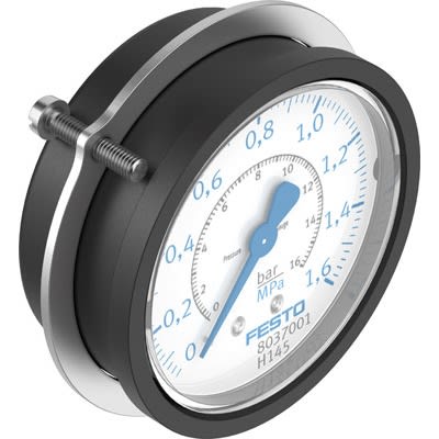 Festo G 1/4 Pressure Gauge, 63 mm, 16 bar