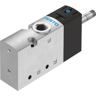 Festo Pneumatic Solenoid Valve - Monostable, 3/2, Closed Electric NPT VUVS  Series