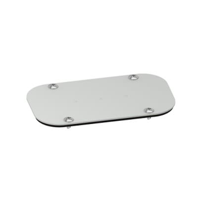 Schneider Electric Steel, Polyethylene Gland Plate, 140mm W, 80 mm L for Use with PanelSeT S3D