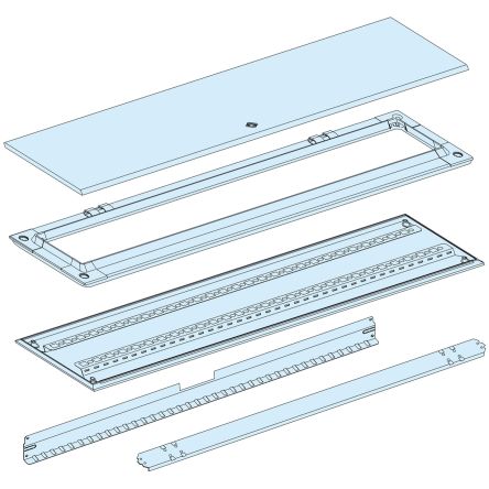 Schneider Electric LVS Series Rear Panel for Use with Enclosure 260 mm x 450 mm x 300mm