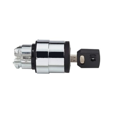 Schneider Electric ZB4 Series 3 Position Selector Switch Head, 22 mm Cutout, Black Handle