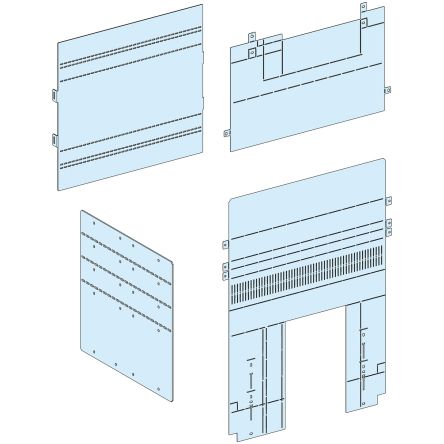Schneider Electric LVS Series Front Plate for Use with Enclosure x 573mm