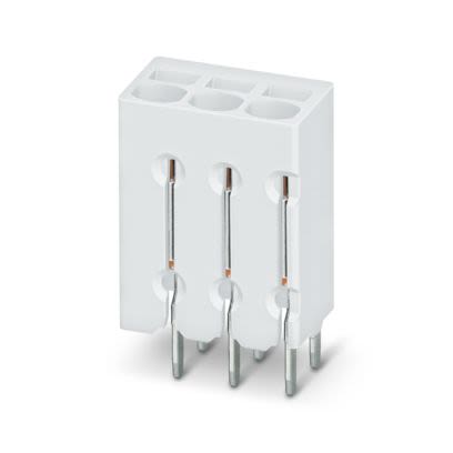 Phoenix Contact PTSM Series PCB Terminal Block, 7-Contact, 2.5 mm Pitch, Wave Soldering Mount, 1 Row