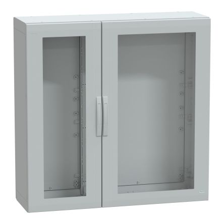 Schneider Electric PanelSeT PLA Series Fibreglass Reinforced Polyester 2-Door Floor Standing Enclosure, Single Door