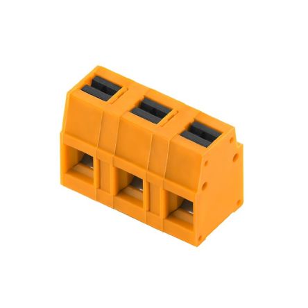 Weidmüller 2787580000 Series PCB Terminal Block, 3-Contact, 7.5 mm Pitch, Push-in, 1 Row