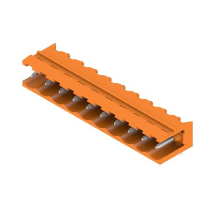 Weidmüller 1146900000 Series Straight PCB Socket, 10-Contact, 1 Row, 5.08 mm Pitch Push-in