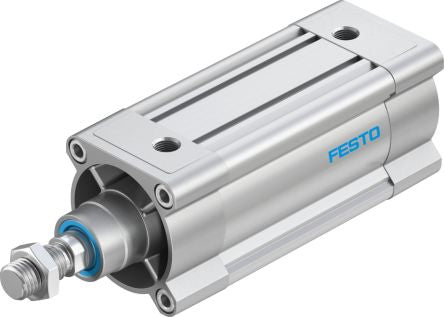 Festo Pneumatic Piston Rod Cylinder - 1383370 80 mm Bore, 100 mm DSBC Series, Double Acting Acting