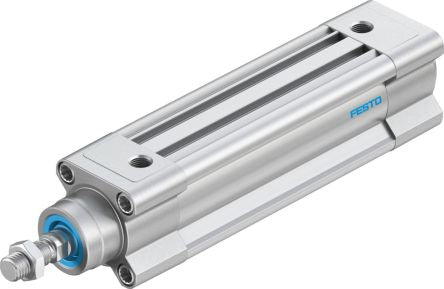 Festo Pneumatic Piston Rod Cylinder - 1376470 32 mm Bore, 80 mm DSBC Series, Double Acting Acting