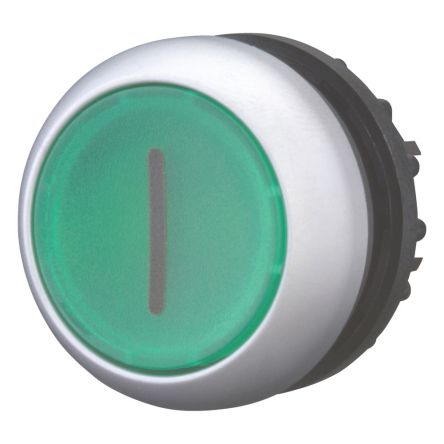 Eaton RMQ Titan M22 Series Green Maintained Push Button Head, 22 mm Cutout, IP67