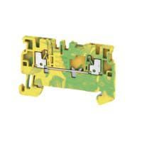 Weidmüller DIN Rail Terminal Block Yellow, Green, 1.5mm², 1-Level, Push-in