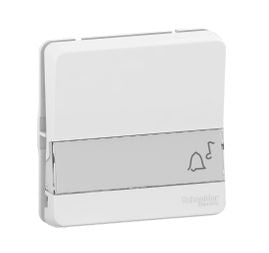 Schneider Electric White Push Button, 1 Gang, Mureva Styl