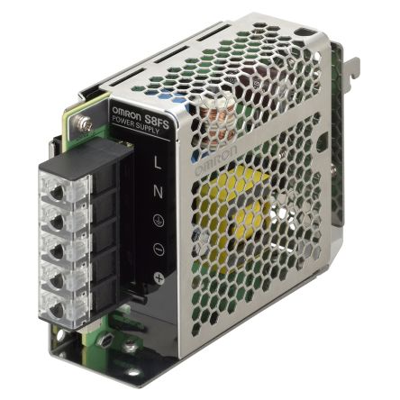 Omron S8FS-G Switched Mode DIN Rail Power Supply 264 V ac, 370V dc AC Input 5V dc, 3 A Output DC 15 W