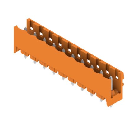 Weidmüller SL Series Pluggable Terminal Block, 10-Contact, 5.08 mm Pitch, 1 Row, 1146530000