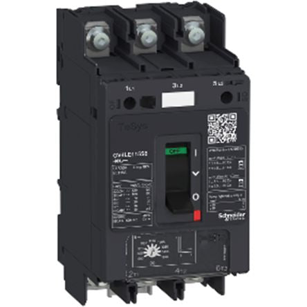 Schneider Electric TeSys GV4LE Thermal Circuit Breaker - 3-Pole, Direct, 12.5A Current Rating, 100 kA, 690V ac
