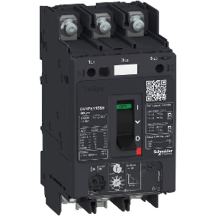 Schneider Electric TeSys GV4PE Thermal Circuit Breaker - 3-Pole, DIN Rail, 50A Current Rating, 120 kA, 690V ac