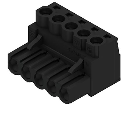 Weidmüller BL Series Pluggable Terminal Block, 5-Contact, 5.08 mm Pitch, 1 Row, 1943840000