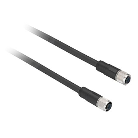 Telemecanique Sensors Female 5 way Straight to Female M12 Sensor Actuator Cable, 10 m