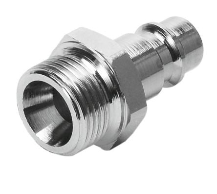 Festo Brass Pneumatic Quick Connect Coupling, 3/8 in Male G