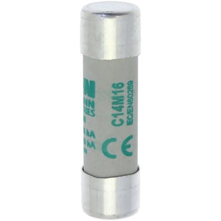 Eaton 16A Ceramic Cartridge Fuse, 14 x 51 mm