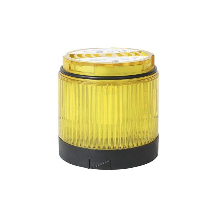 Allen Bradley 856T Series Yellow Rotating Effect Beacon Tower, LED Bulb 24V ac/dc, AC/DC, IP66, IP67