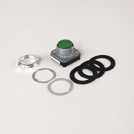 Allen Bradley 800T Series Green Momentary Push Button Switch, 30 mm Cutout, IP65
