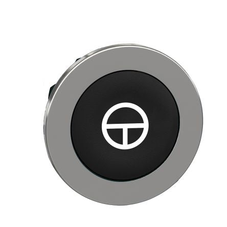 Schneider Electric Harmony XB4 Series Black Momentary Push Button Head, 30 mm Cutout, IP66, IP67, IP69K