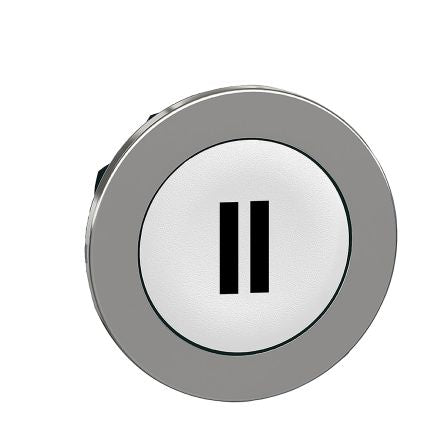 Schneider Electric Harmony XB4 Series White Momentary Push Button Head, 30 mm Cutout, IP69K, IP67, IP66