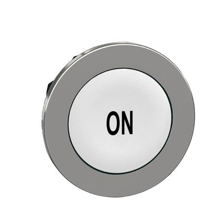 Schneider Electric Harmony XB4 Series White Momentary Push Button Head, 30 mm Cutout, IP69K, IP67, IP66
