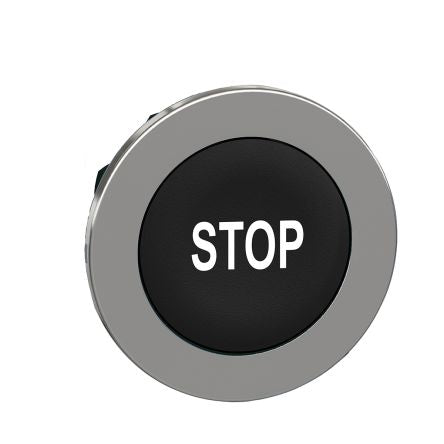 Schneider Electric Harmony XB4 Series Black Momentary Push Button Head, 30 mm Cutout, IP66, IP67, IP69K