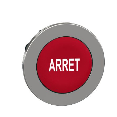 Schneider Electric Harmony XB4 Series Red Momentary Push Button Head, 30 mm Cutout, IP69K, IP67, IP66