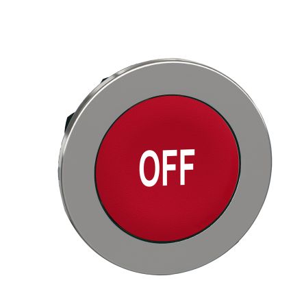 Schneider Electric Harmony XB4 Series Red Momentary Push Button Head, 30 mm Cutout, IP66, IP67, IP69K