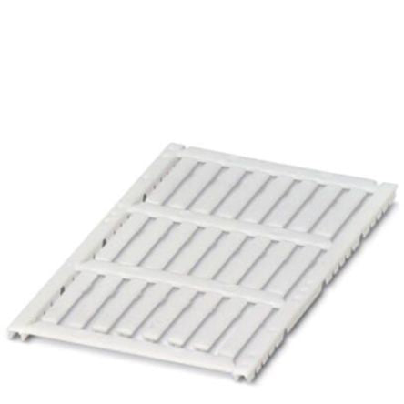 Phoenix Contact Panel Marker, 30 mm Length 0801505 White