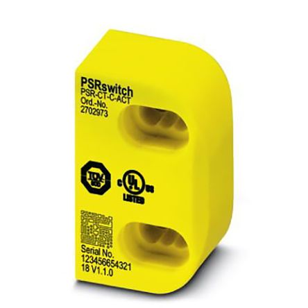 Phoenix Contact PSR-CT-C-ACT Series RFID Transponder Technology Non-Contact Safety Switch, Polybutylene Terephthalate