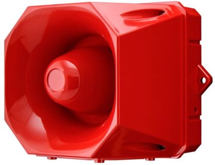 Eaton X10 Maxi Series Clear, Amber, Red, Magenta, Green, Blue Sounder-Beacon Combination, IP66 230V ac Wall 120 dB @ 1m