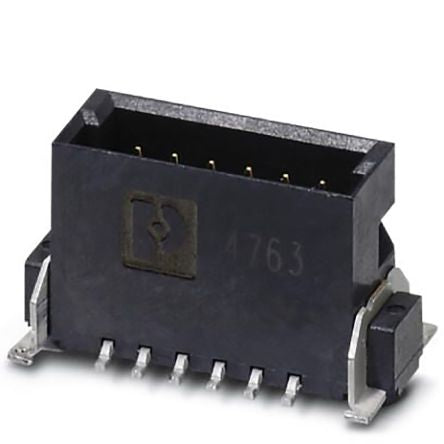 Phoenix Contact FP 1.27/ 20-MV Series Surface PCB Header, 20 Contact(s), 1.27 mm Pitch, 2 Row, Shrouded