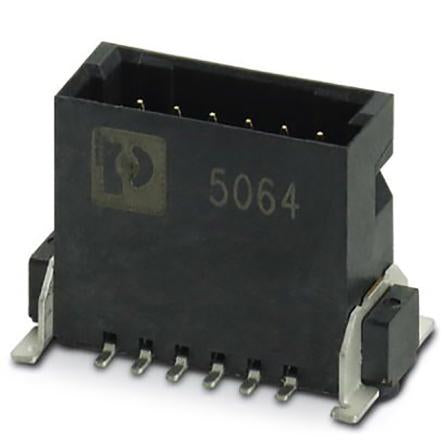 Phoenix Contact FP 1.27/ 68-MV Series Surface PCB Header, 68 Contact(s), 1.27 mm Pitch, 2 Row, Shrouded