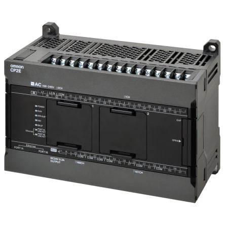 Omron CP2E Series PLC CPU, Transistor Output, 24-Input, Digital Input